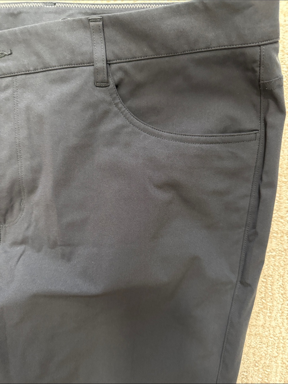 Vuori Men's Black Dress Pants - Slim Fit - Picture 3 of 5